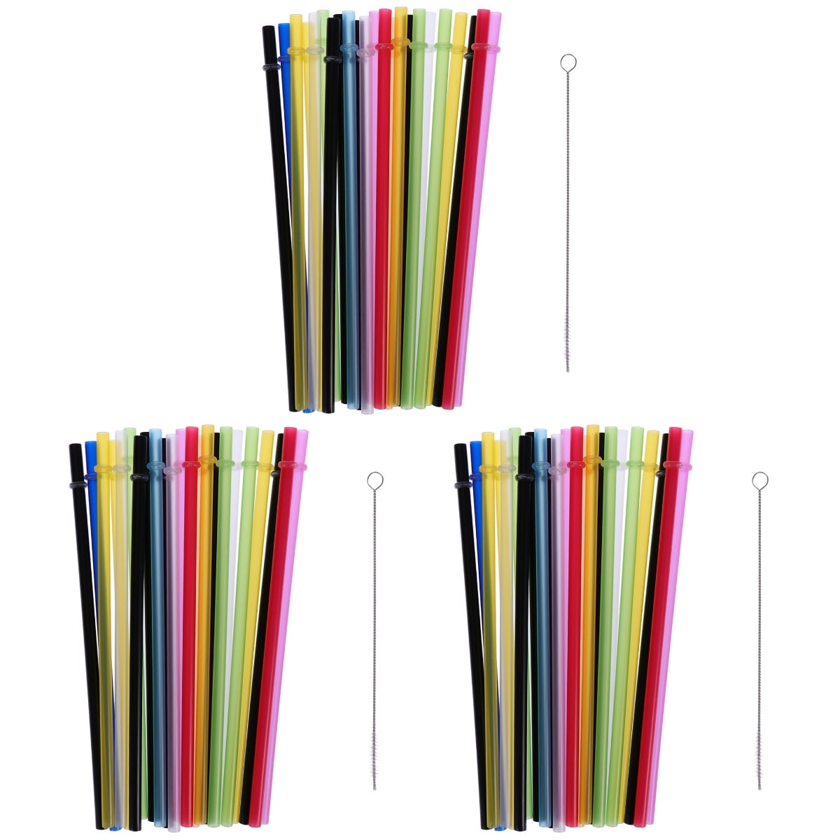 9 Long Reusable Replacement Drinking Straws for 40 oz,30 oz & 24 oz Mason  Jar,Tumblers, Set of 25 with Cleaning Brush 