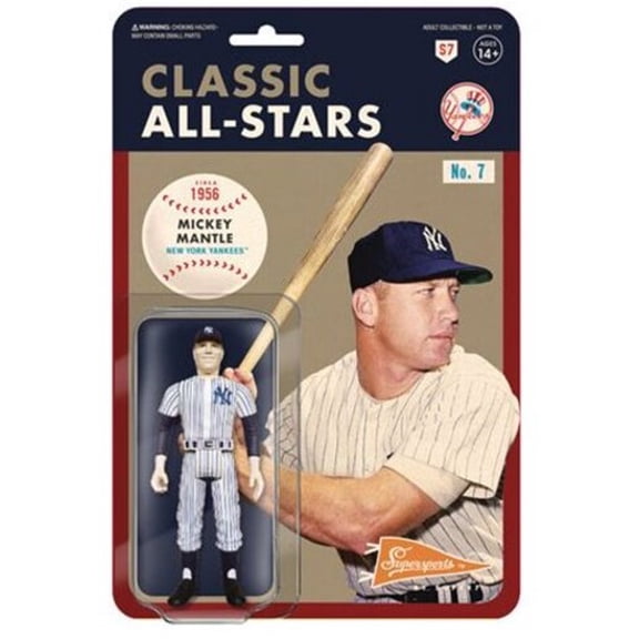 9" MLB Classic New York Yankees Mickey Mantle Action Figure