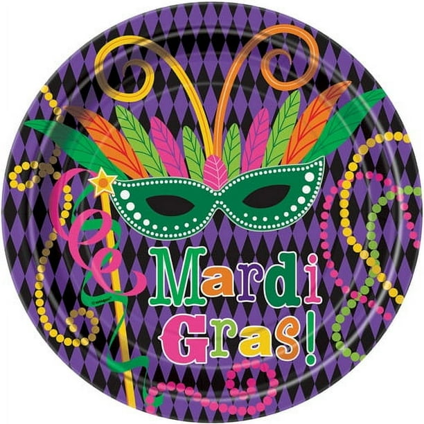 mardi gras dinner plate mardi gras dinner plate