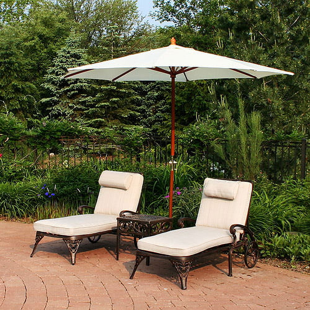 9' Market Umbrella, White