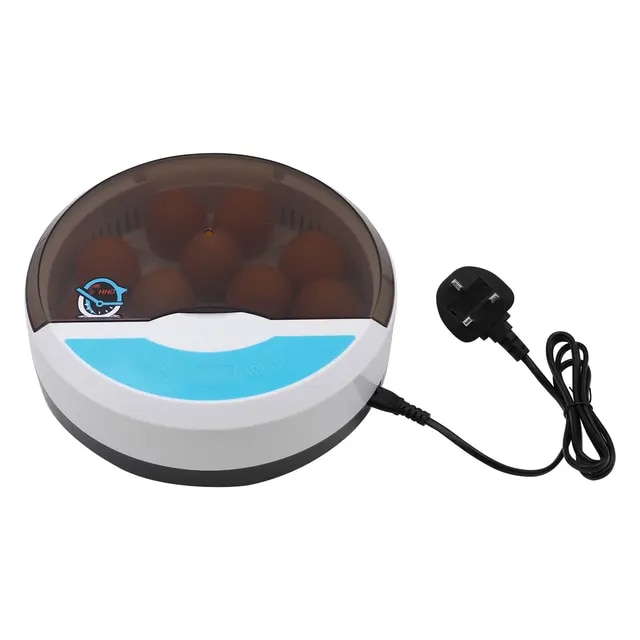 9 Mini Eggs Incubator Brooder Bird Quail Chick Hatchery Incubator