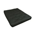 thumbnail image 1 of 9" Moonlight #614 King Black Duct Futon Mattress-Color:Black Duct,Material:Cotton,Quantity:1, 1 of 2