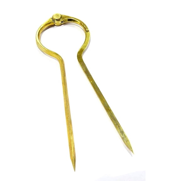 9" Navigation Brass Compass Proportional Divider Drawing Tool Professional