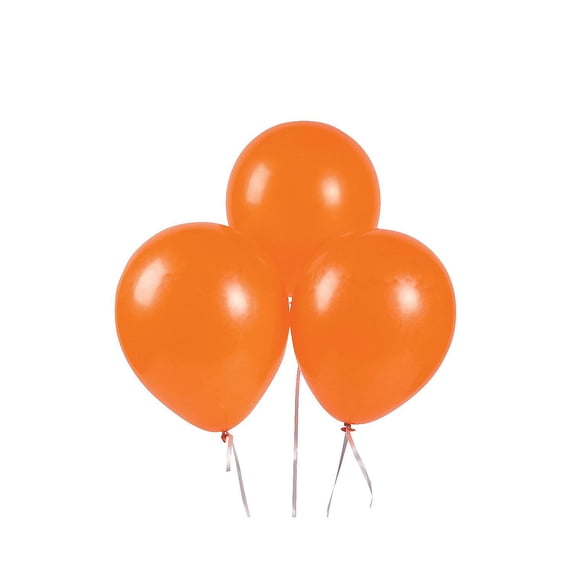 9" Orange Latex Balloons (2Dz) - Party Decor - 24 Pieces