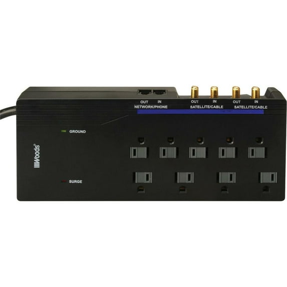 9-Outlets Surge Protector