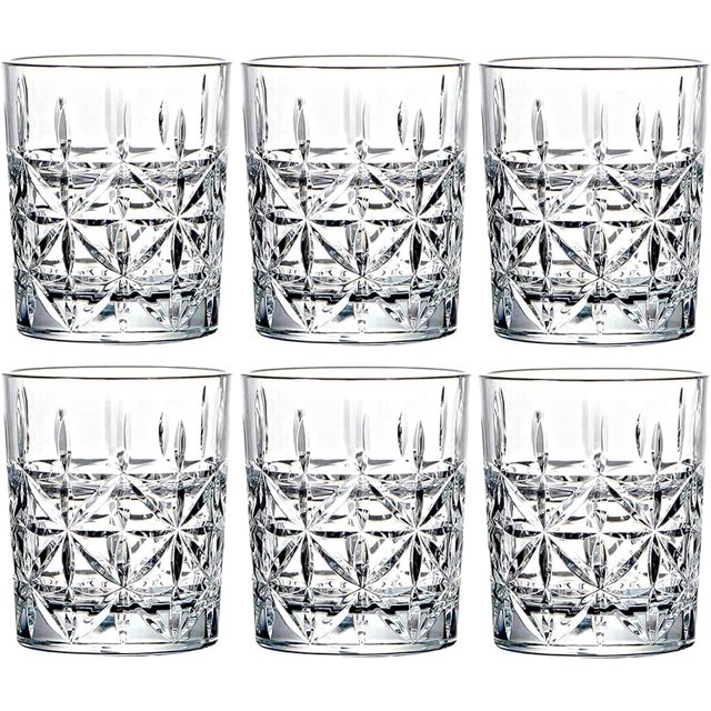 9 Oz Set of 6 Unbreakable Tritan Drinking Glasses BPAFree Plastic