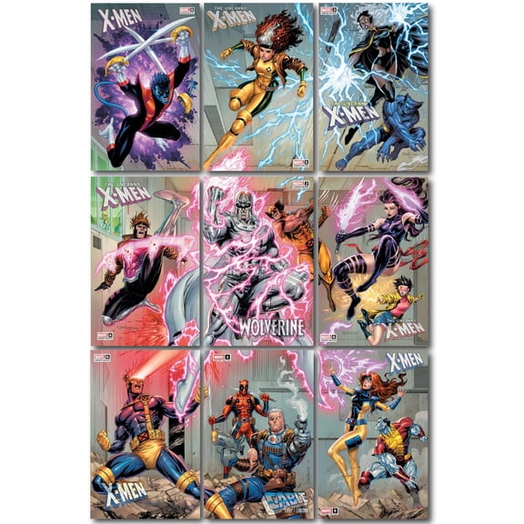[9 PACK CONVENTION 🚨] DANGER ROOM CARD SET HOMAGE CONNECTING COVERS EXCLUSIVE 👉 TRADE DRESS BUNDLE TYLER KIRKHAM VAR (01/01/2025)