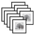 thumbnail image 1 of Sindcom 9 Pack 12x12 Picture Frames,Display Pictures 8x8 with Mat or 12 x 12 Without Mat,Gallery Wall Photo Frames, Black, 1 of 8