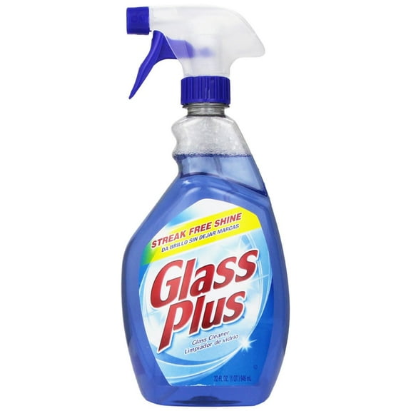 9 PACKS : Glass Plus Glass Cleaner Trigger, 32 Ounce