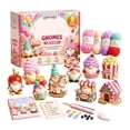 9 PC Crochet DIY Kit, Pink Cloth Character Craft Project, 8.66 x 8.66 x ...