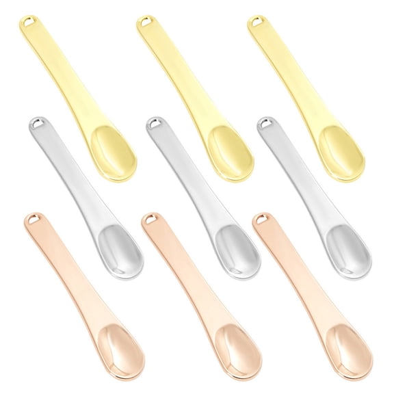 WEUVEB Metal Beauty Spoons Eye Cream Scoop Makeup Spoon 9PCS