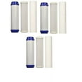 thumbnail image 1 of CFS 9 PCS Water Filter Set Compatible with 1C-1GAC-1S 5-Stage Reverse Osmosis, 1 of 2