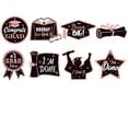 thumbnail image 1 of 9 PCS Graduation Decoration - Class of 2026 Graduation, Graduation Party Decorations, Graduation Gifts, Senior 2026 Celebration Decor, Graduation Centerpieces for Tables Decoration #Hot Pink, 1 of 7