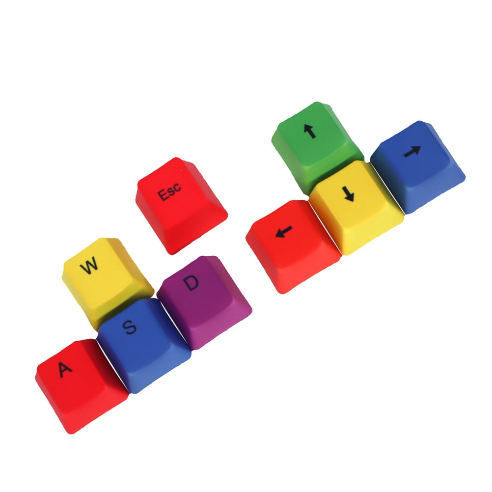 9 PCS Japanese Decor Keycap Gaming Backlit Keycaps Colorful Keyboard Mechanical Keyboards