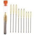 thumbnail image 1 of 9 PCS Large Eye Blunt Sewing Needles with Plastic Cross Stitch Knitting Handmade Leather Embroidery Needle Thread, 1 of 5