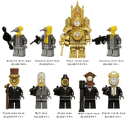 9 PCS Skibidi Toilet Minifigure Toys - Action Figures 3inch Set, The Best Gift For Christmas, Halloween, Birthdays