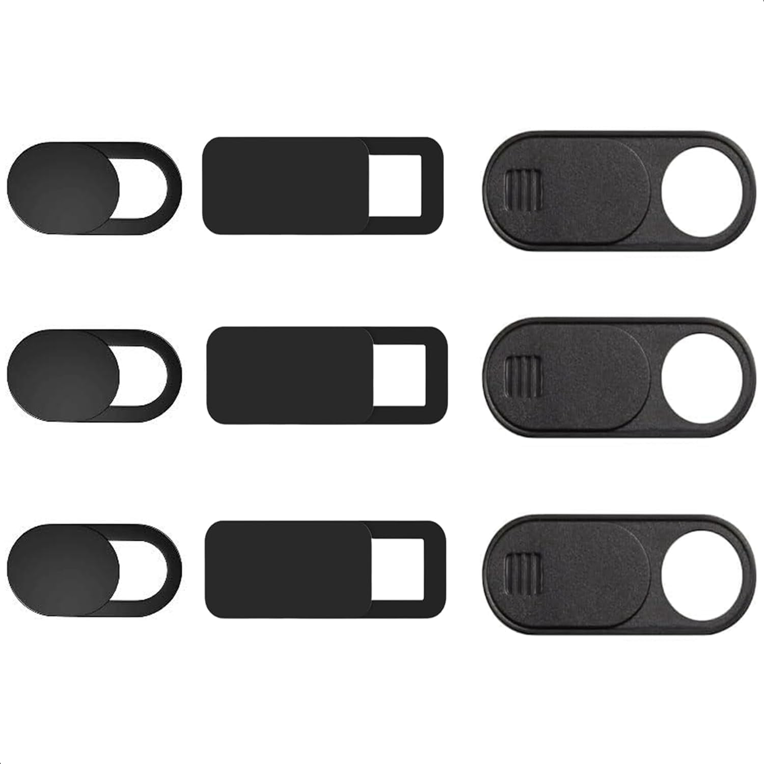 9 Pack(3 Large + 3 Medium + 3 Small) 0.03 inch Ultra Thin Webcam Cover ...