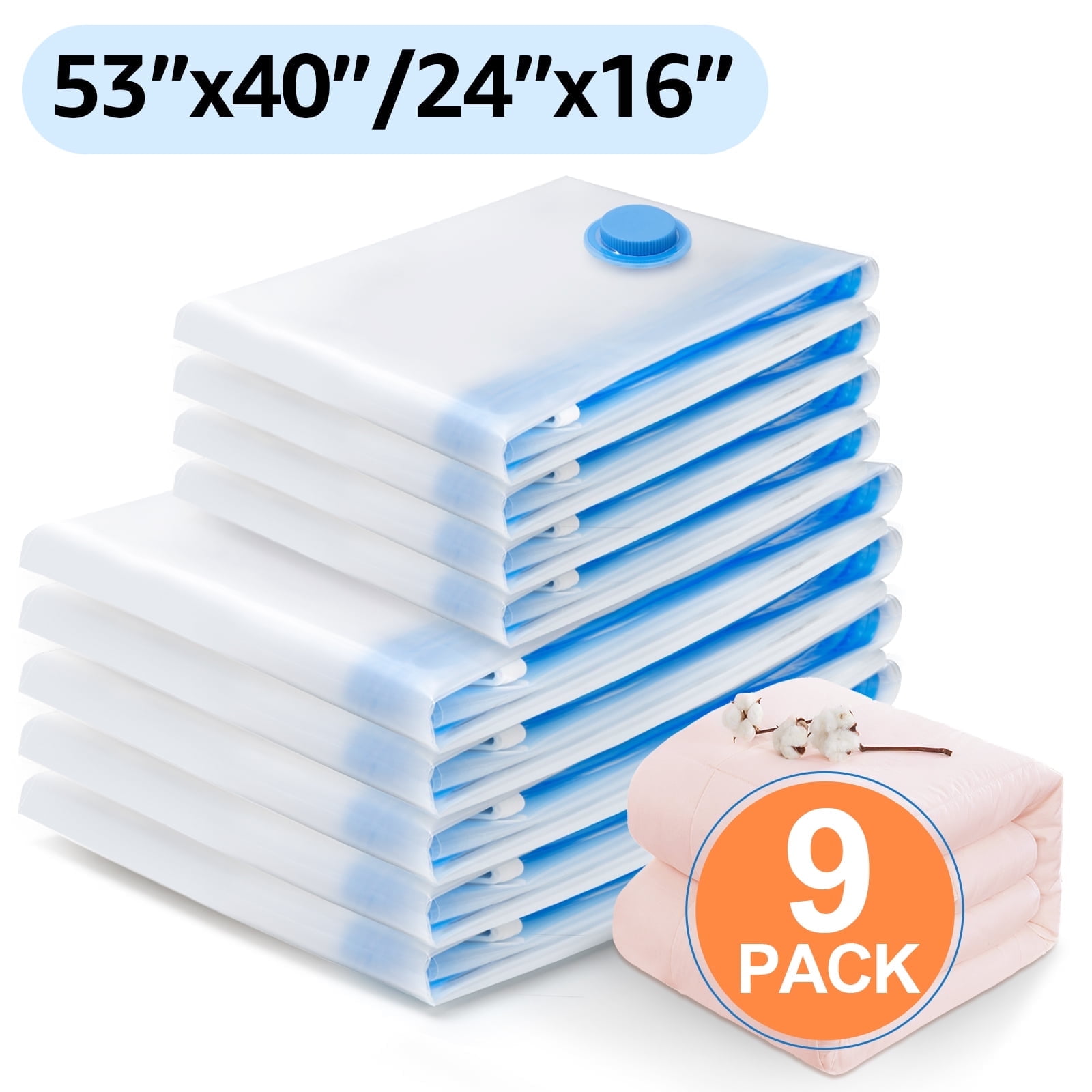 Pac N Stack Handheld Vacuum Sealing Storage with Bags, 4 Pack, Air-Tight  Storage Bags, Sealing Storage Bags Are Reusable Waterproof, Saves Space and  Organizes, Great For Packing, Reduces Volume 