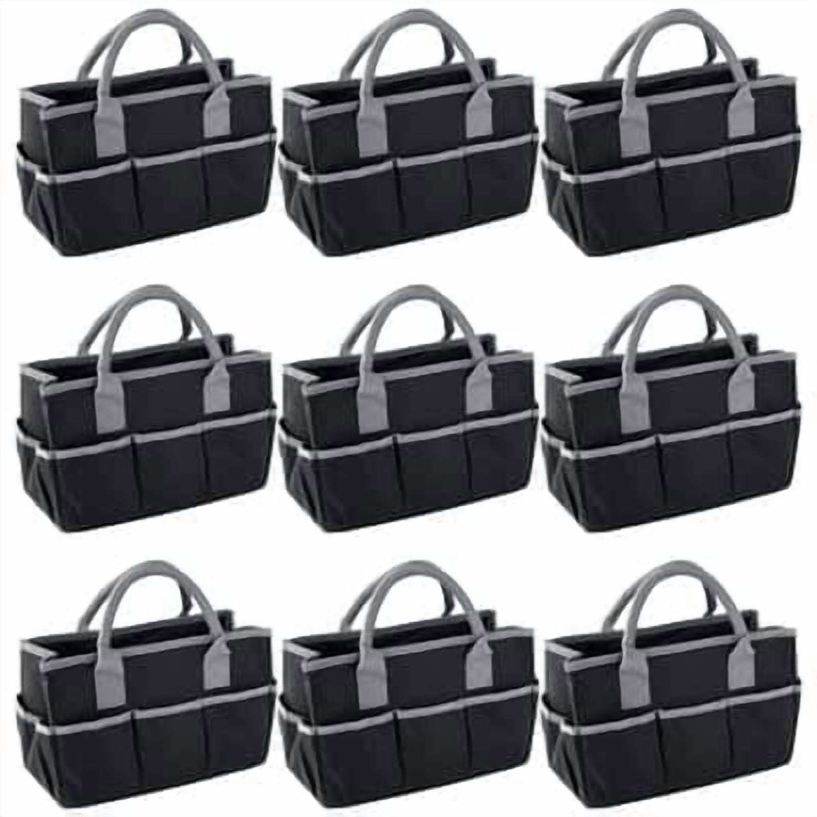 9 Pack: Black Tote Bag by Artist's Loft