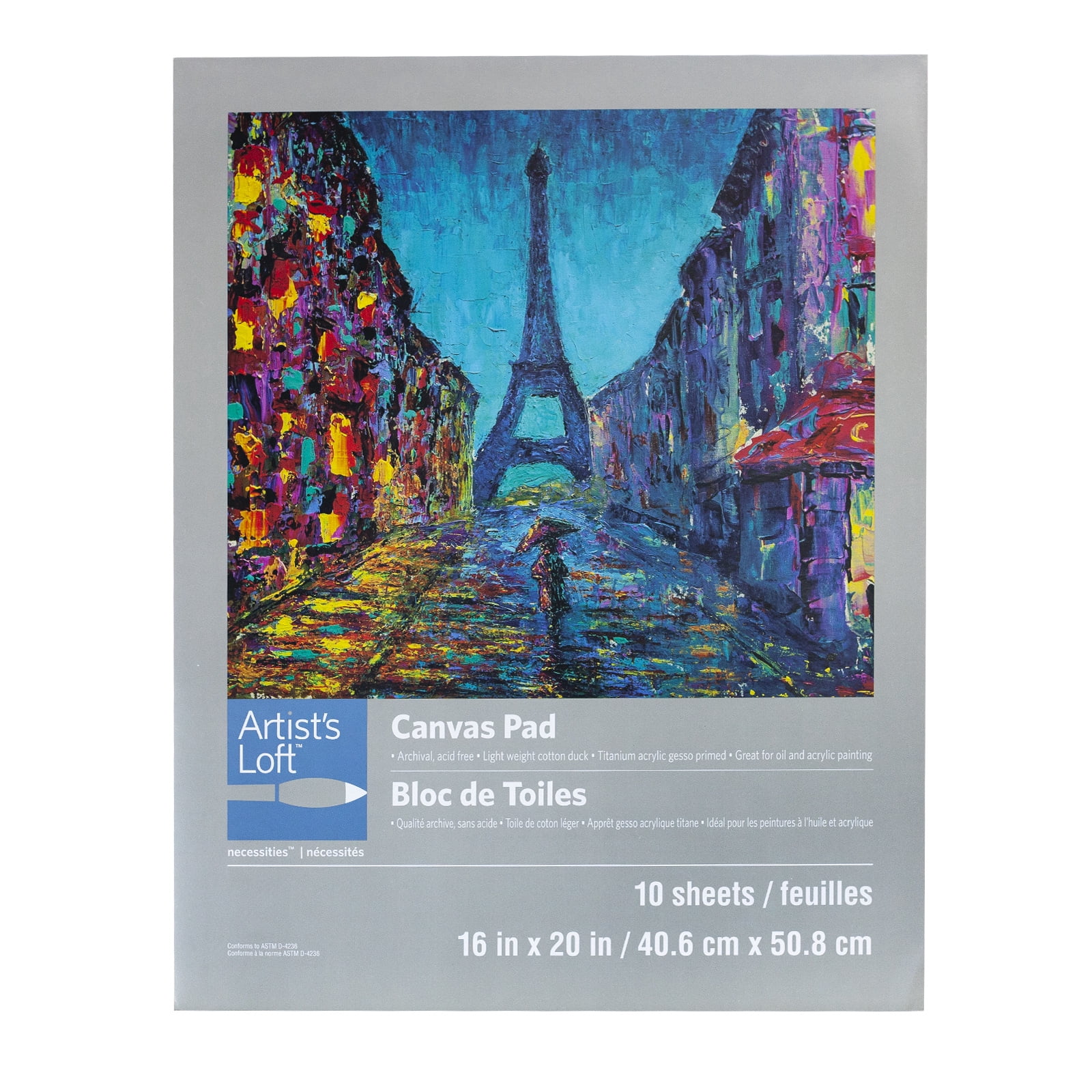 9 Pack: Canvas Pad by Artist's Loft Necessities - 16" x 20"