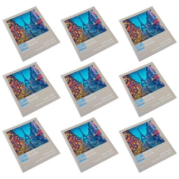 9 Pack: Canvas Pad by Artist's Loft Necessities - 16" x 20"