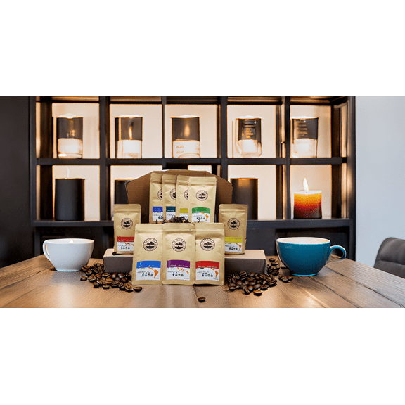 9 Pack Coffee Gift Box Set Assorted Coffees 2oz . Sumatra Timor Colombia Ethiopia Honduras Mexico Guatemala Brazil Peru. All Amazing Coffee from all Over the World