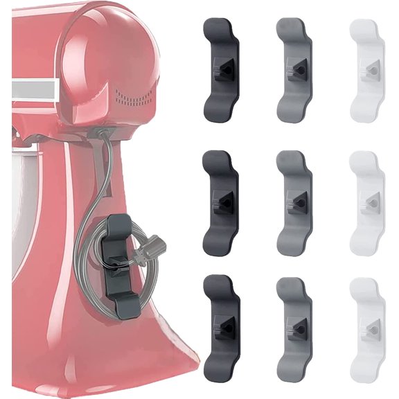 9 Pack Cord Organizer for Appliances Kitchen, Cord Wrap Cord Holder Cable Organizer, Compatible for Kitchen Equipment Coffee Maker, Air Fryer, Toaster, Pressure Cooker and Air Fryer