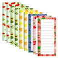thumbnail image 1 of 9 Pack Fruit Design Magnetic Grocery List Pads for Fridge - Strong Full Magnet Back, 25 Sheets Per Pad, 1 of 7