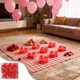 thumbnail image 1 of 9-Pack Heart Shaped Tea Light Candles - Unscented Soy Wax, Dripless Clean Burning, for Romantic Dinner, Wedding Centerpiece, Anniversary, Valentine's Day Decor & Gifts (1.57in, 1.5-2 Hour Burn), 1 of 9