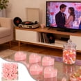 thumbnail image 1 of 9-Pack Heart Shaped Tea Light Candles - Unscented Soy Wax, Dripless Clean Burning, for Romantic Dinner, Wedding Centerpiece, Anniversary, Valentine's Day Decor & Gifts (1.57in, 1.5-2 Hour Burn), 1 of 9