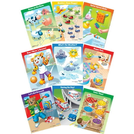 9-Pack Puzzle Bundle — 4- to 6-Piece Inlay Puzzles for Children — Ages 18 Months+