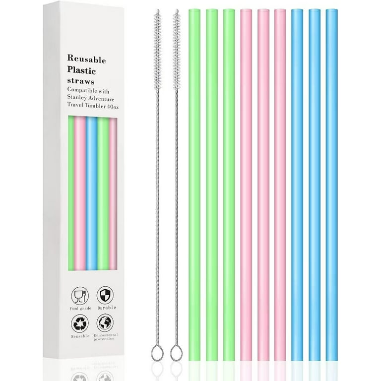 Red and Green Reusable Straws 