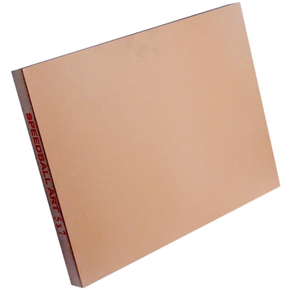 Speedball Mounted Linoleum Block, 9 Pack