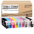 9 Pack T5961 T5962 T5963 T5964 T5967 T5968 T5969 Ink Cartridge for Stylus Pro 7700 7890 7900 9700 9890 9900 Printer (9-Pack)