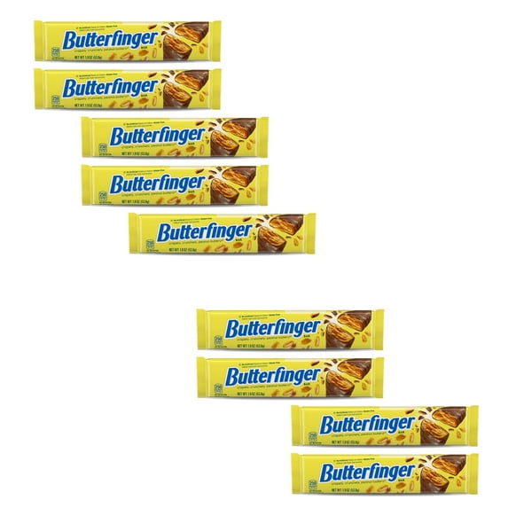 9 Pack of Butterfinger - with Perfect chocolaty snack | ( 1.9 Ounce ) a Bar | Buy from RADYAN
