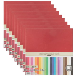 12 Packs: 100ct. (1,200 total) Kraft 3.75 x 8.8 Cardstock Paper by  Recollections™