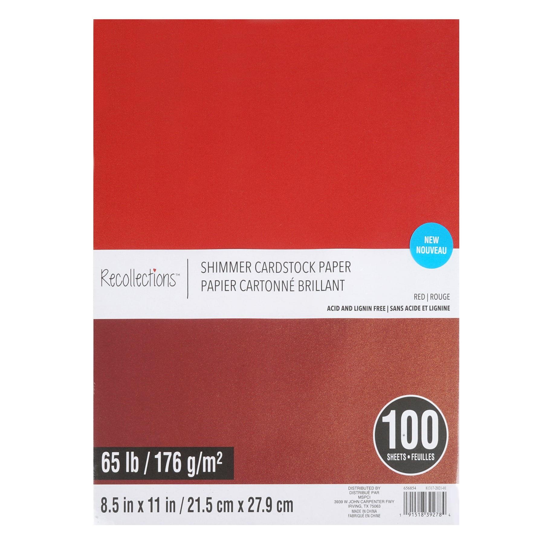 Cardstock Paper Value Pack, 8.5 x 11 in White by Recollections