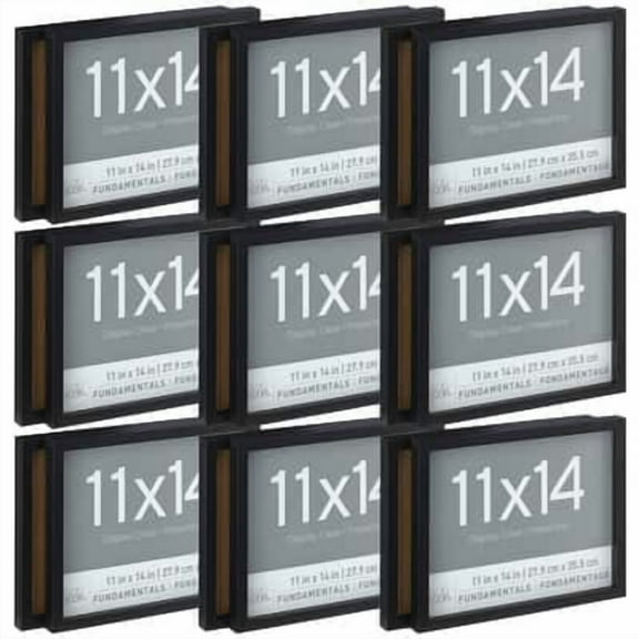 Studio Decor Black Fundamentals 11" x 14" Display Cases, 9 Packs: 2 ct. (18 total)