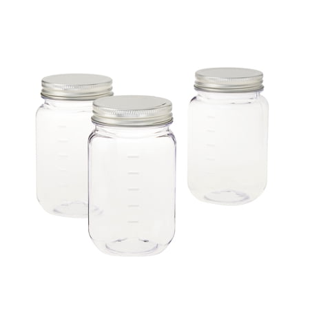 Makery 16oz. Plastic Mason Jars, 9 Packs: 3 ct. (27 total)
