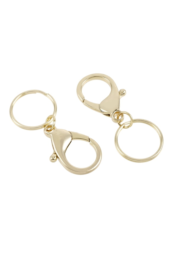 9 Packs: 3 ct. (27 total) Gold Keyring Lobsters by Bead Landing Premium Metals