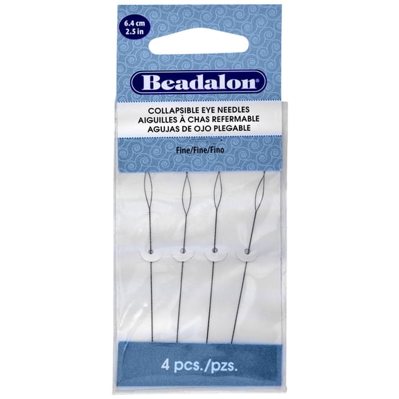 Beadalon 2.5" Collapsible Eye Needles, 9 Packs: 4 ct. (36 total)