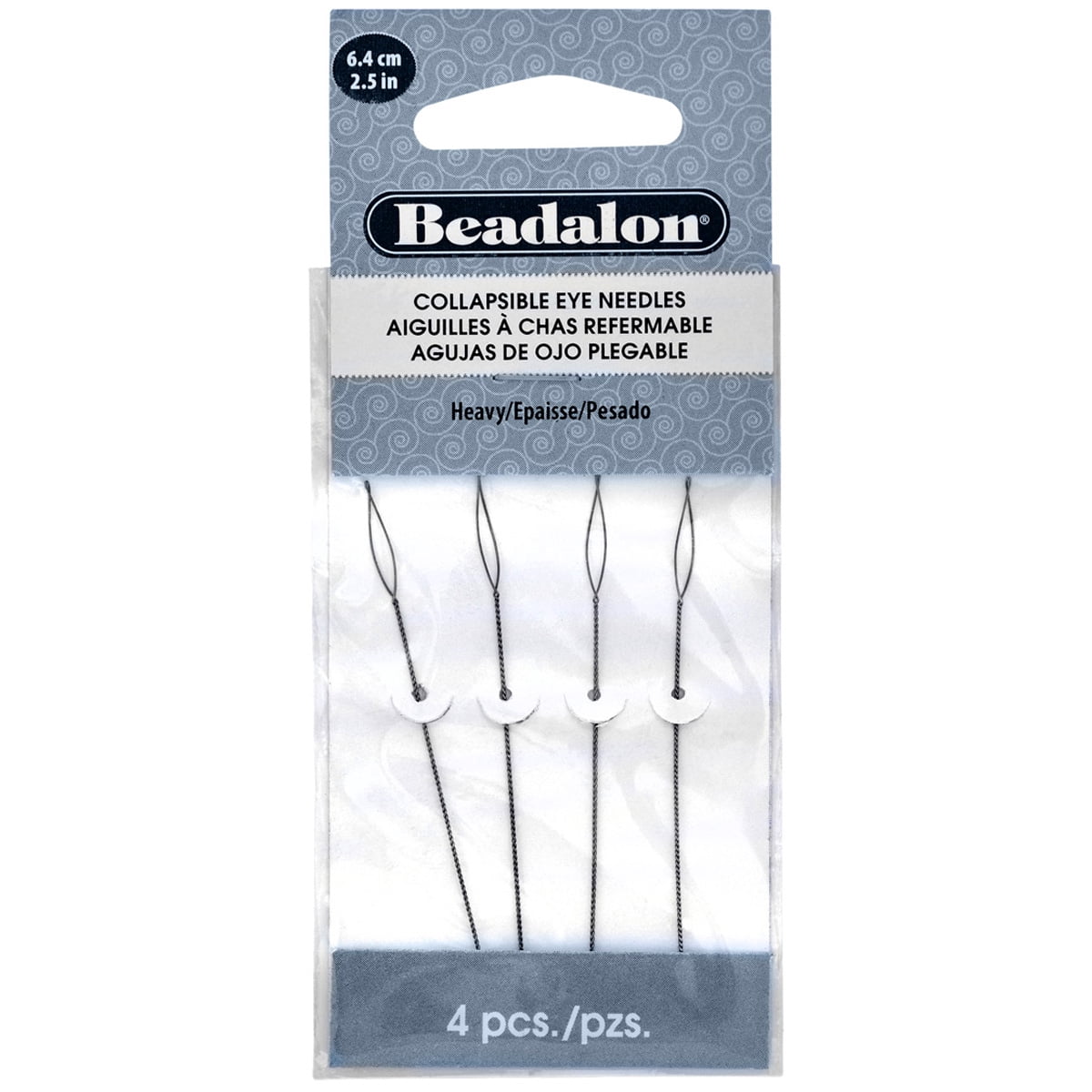 Beadalon 2.5" Collapsible Eye Needles, 9 Packs: 4 ct. (36 total)