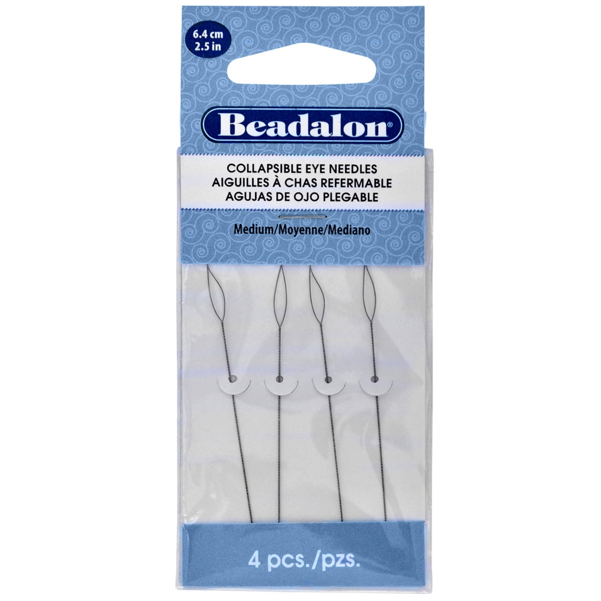Beadalon 2.5" Collapsible Eye Needles, 9 Packs: 4 ct. (36 total)