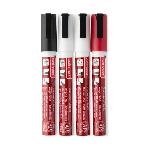 9 Packs: 4 ct. (36 total) Commercial Chalk Marker Set by Craft Smart