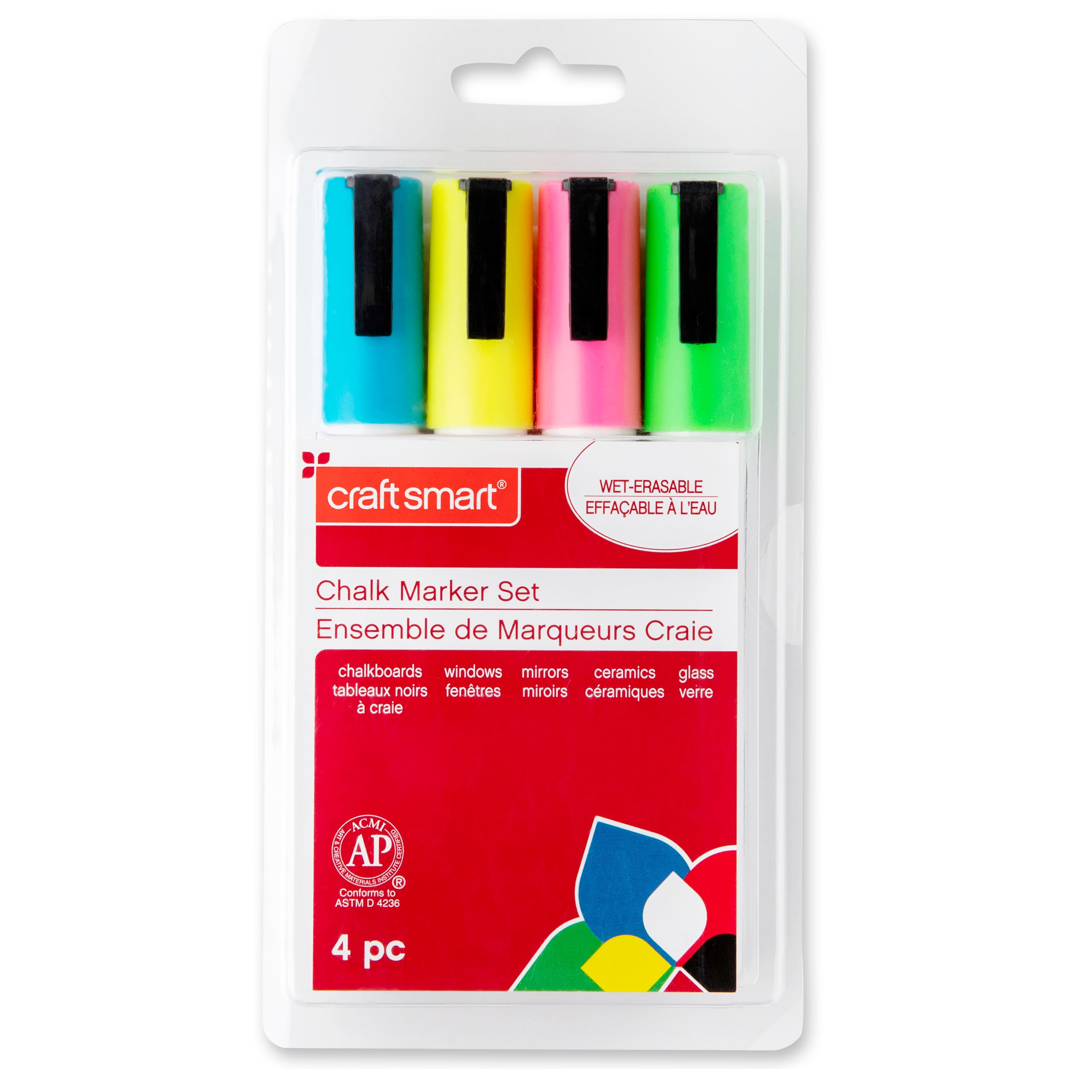 Fluorescent Chalk Makers, Bright Markers, Dry Erase Markers 