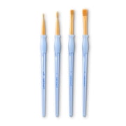 Craft Smart Gold Taklon Brush Set, 9 Packs 4 ct. 36 total