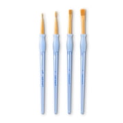 Craft Smart Gold Taklon Brush Set, 9 Packs 4 ct. 36 total