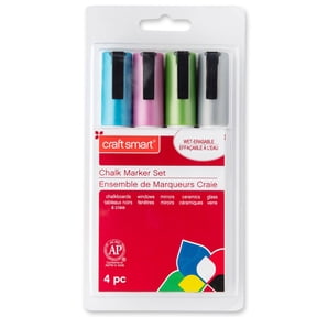 9 Packs: 4 ct. (36 total) Metallic Chalk Marker Set by Craft Smart
