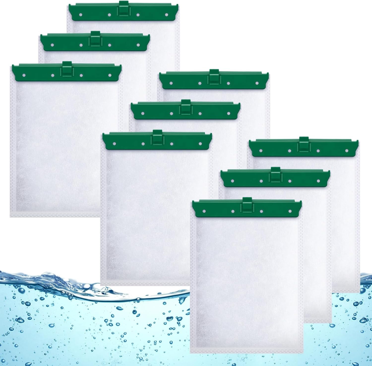 9 Packs Medium Aquarium Filter Cartridge for Tetra Whisper BioBag