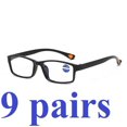 thumbnail image 1 of 9 Packs Men's & Women's Rectangle Reading Glasses Blue Light Blocking Readers, 1 of 6
